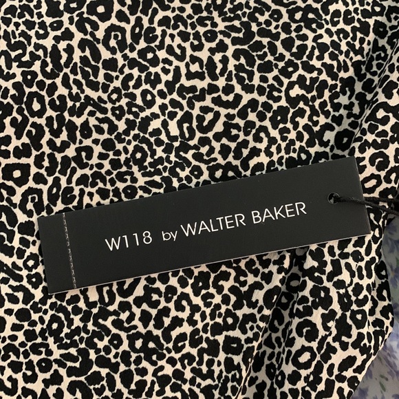 NWT W118 Walter Baker HW jumpsuit Peavey jumpsuit small leopard zippered front - Picture 6 of 10
